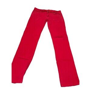 Elite Red Skinny Jeans Size 9